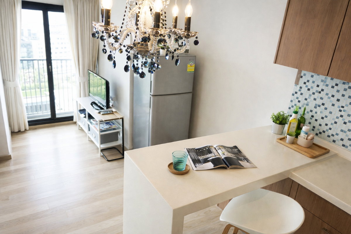 รูป 🍀🍀 Prime Condo Location 🚆ให้เช่า📌 โนเบิล รีมิกซ์ (Line: @rent2022)BTS ทองหล่อ พร้อมเข้าอยู่ 🔖A10923 - รูปที่ 6/12