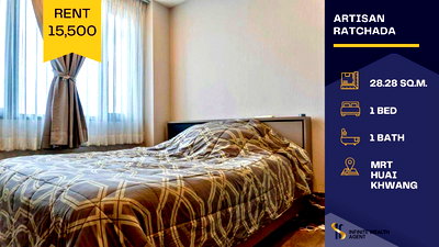 Condos for rent : 🏙️✨ Condo for rent at Artisan Ratchada – Rare unit in the heart of Ratchada 💖 Enjoy a resort-style living experience in the city 🌿