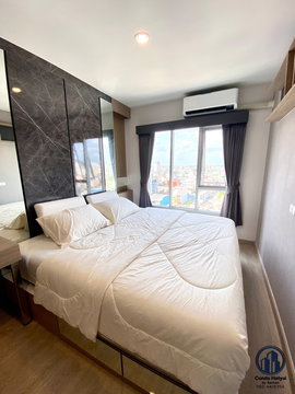 For rent: Plus Connect Hat Yai, 12th floor, north-facing city view, 33.21 sq.m., ready to move in. Rent: 12,500 THB/month.