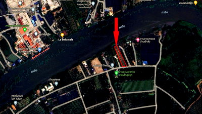 ที่ดิน กระทุ่มแบน สมุทรสาคร : ขายที่ดินถมแล้ว 1 ไร่ 2 งาน 60 ตารางวา ติดแม่น้ำท่าจีน พร้อมโฉนด กระทุ่มแบน สมุทรสาคร ใกล้เซ็นทรัลศาลายา เซ็นทรัลมหาชัย