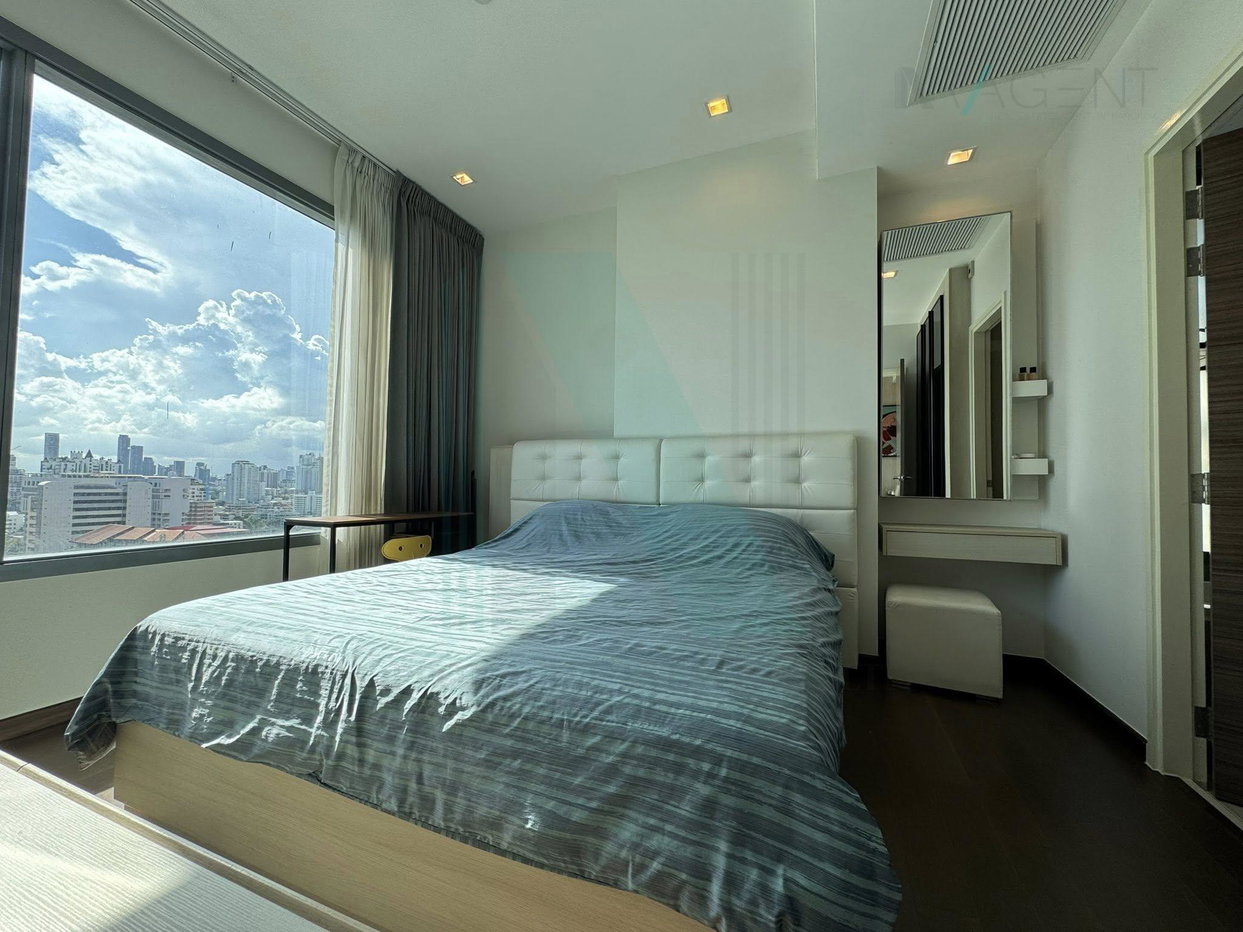 รูป 🎉 ให้เช่าคอนโด คิว อโศก อาคาร 1 ชั้น 20 2 ห้องนอน ขนาด 60 ตรม ใกล้ MRT สถานีเพชรบุรี - รูปที่ 3/8