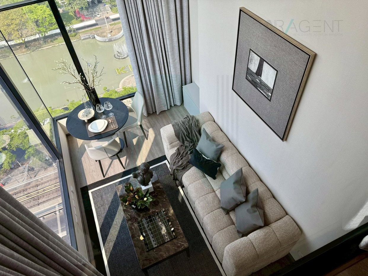 รูป 🚩 ให้เช่าคอนโด โซ ออริจิ้น เกษตร อินเตอร์เชนจ์ อาคาร 1 ชั้น 16 Duplex 2 ห้องนอน ขนาด 49 ตรม ใกล้ BTS ม.เกษตร - รูปที่ 6/8