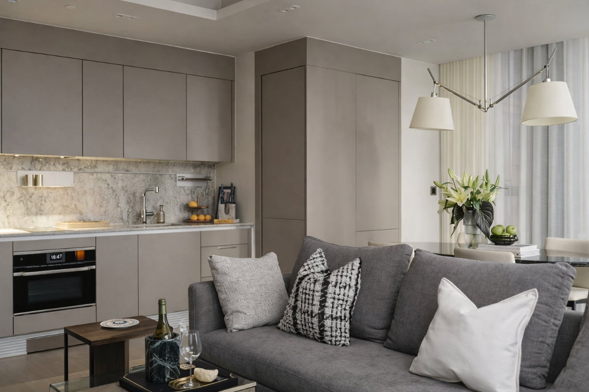 รูป 🍀🍀 Beautiful Room🌸 ให้เช่า📌  ต้นสน วัน เรสซิเดนซ์ คอนโดมิเนียม (Line: @rent2022) BTS ชิดลม  พร้อมเข้าอยู่ 🔖A05482 - รูปที่ 8/12