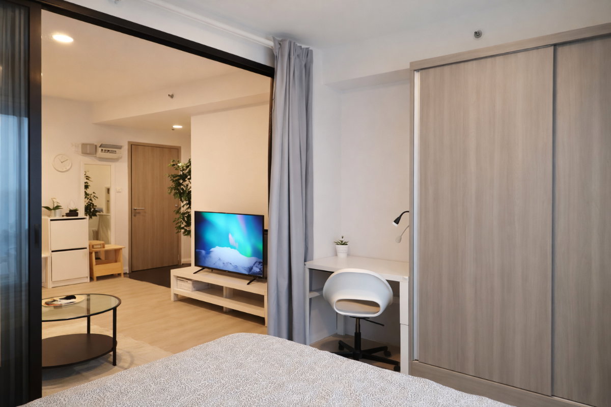 รูป ‼️ให้เช่าห้อง 35 ตรม.‼️🌈☁️ A Space MEGA 1 📲ติดต่อโทร/ไลน์ 099-289-1569 - รูปที่ 4/8