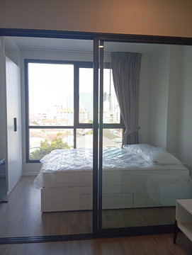 📌 For Rent Condo BLUE SUKHUMVIT 105 Building B, Floor 6,1 bed room, Room size 25 sqm