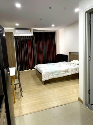 Condos for rent Bang Kapi : For Rent Condo SUPALAI VERANDA RAMKHAMHAENG Building 1, Floor 9,Studio, Room size 30 sqm