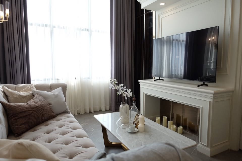 รูป Knightsbridge Prime Sathorn【𝐒𝐄𝐋𝐋 & 𝐑𝐄𝐍𝐓】🔥ห้องลุคโมเดิร์นเรียบหรู โทนเทาสบายตา พร้อมเฟอร์นิเจอร์ดีไซน์ทันสมัยครบ🔥 ติดต่อไลน์ไอดี: @hacondo - รูปที่ 4/8