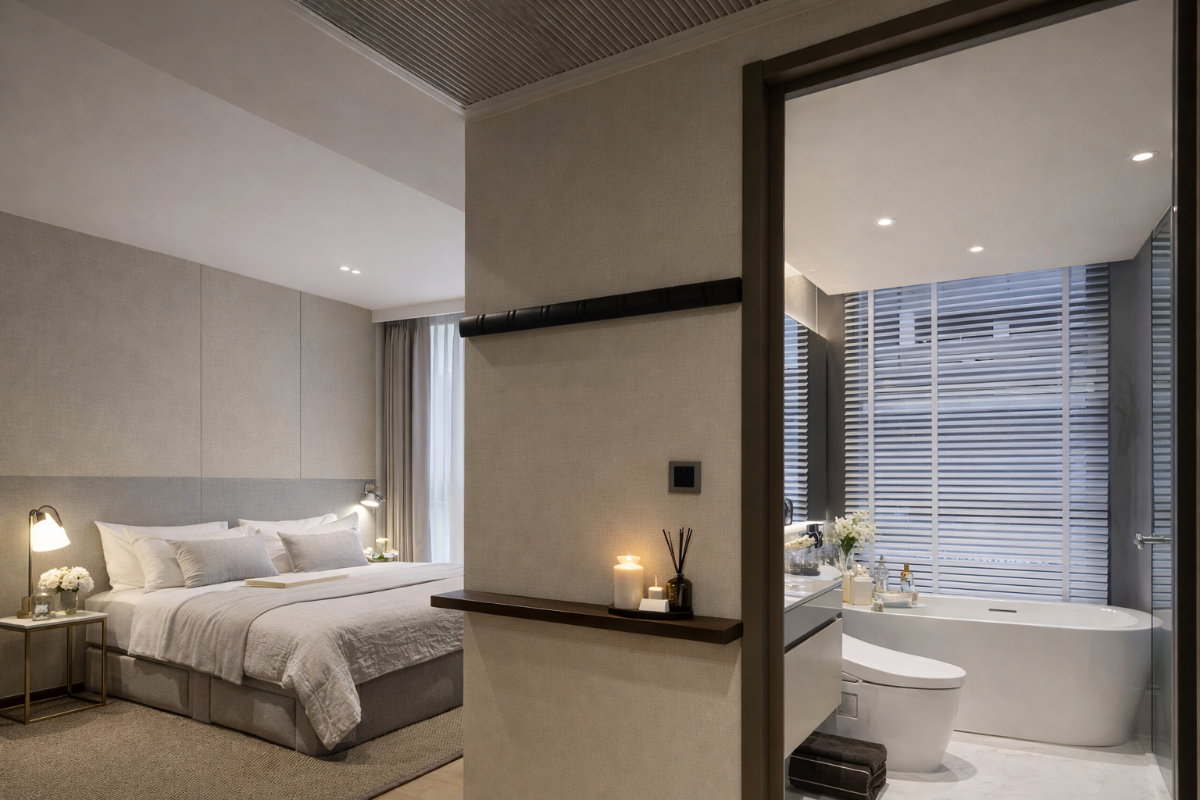 รูป 🍀🍀 Beautiful Room🌸 ให้เช่า📌  ต้นสน วัน เรสซิเดนซ์ คอนโดมิเนียม (Line: @rent2022) BTS ชิดลม  พร้อมเข้าอยู่ 🔖A05482 - รูปที่ 4/12