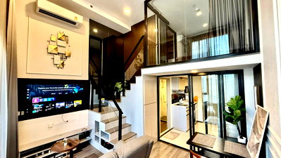 คอนโดให้เช่า : 🟢ER25943 🟢 ให้เช่า / For Rent Knightsbridge Space Ratchayothin | Duplex 1 ห้องนอน 1 ห้องน้ำ | 💰 28,000 บาท/เดือน