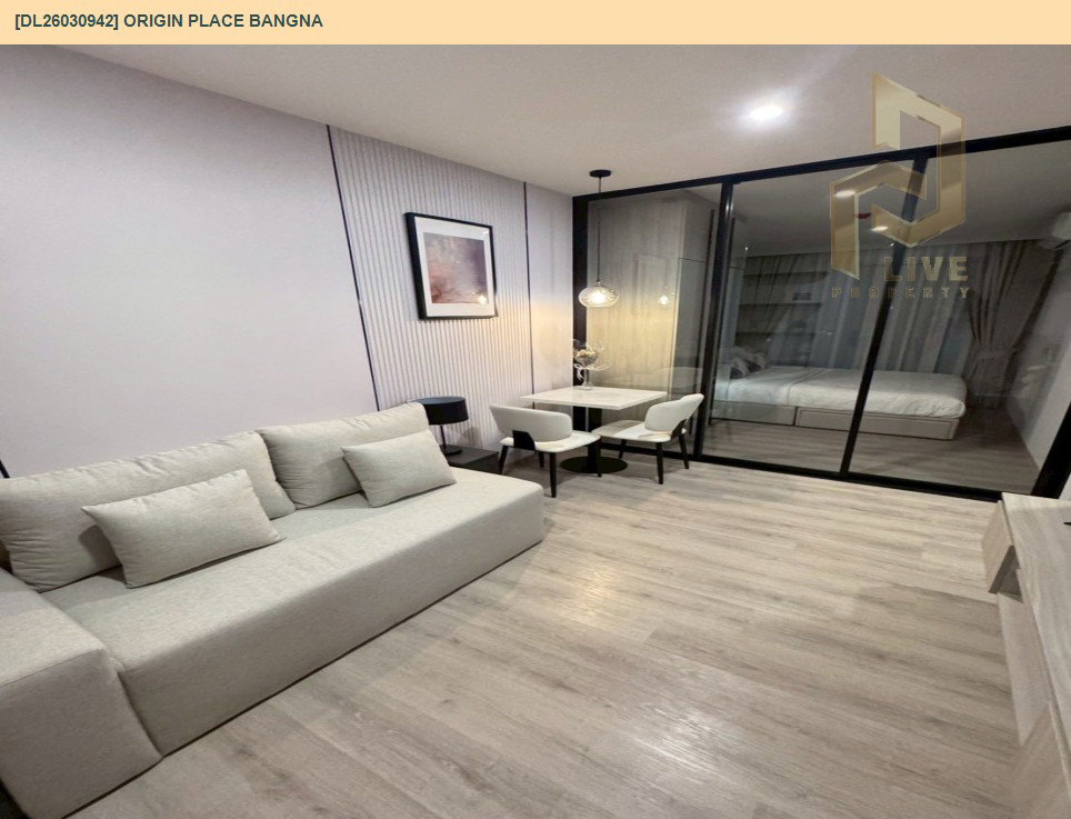 รูป DL26030942 ให้เช่าคอนโด ออริจิ้น เพลส บางนา (Origin place bangna) ใกล้ - พร้อมเข้าอยู่ โทรด่วน 0653619502 LineID @897iyzll - รูปที่ 4/14