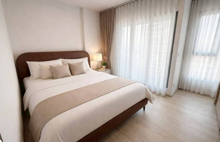 M1362 Condo for rent, Aspire Onnut Station. Beautiful room, fully furnished, with washing machine. Special price.