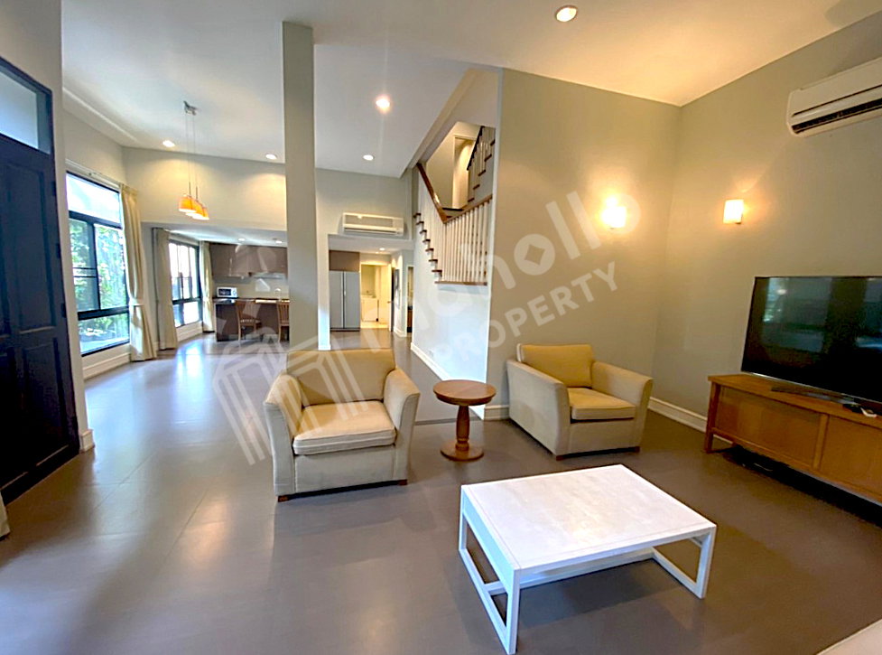 รูป 🏡 บ้านสวยในโครงการส่วนตัว บรรยากาศร่มรื่น ใกล้ BTS ทองหล่อ ** NO CO-AGENT ** - รูปที่ 2/14