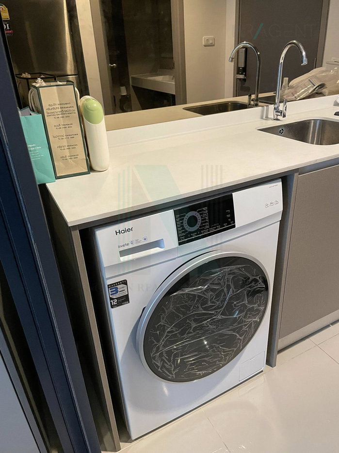 รูป 🚩 ให้เช่าคอนโด ไอดีโอ สาทร-วงเวียนใหญ่ อาคาร 1 ชั้น 14 1 ห้องนอน ขนาด 27.00 ตรม ใกล้ ตลาดเจริญรัถ - รูปที่ 7/8