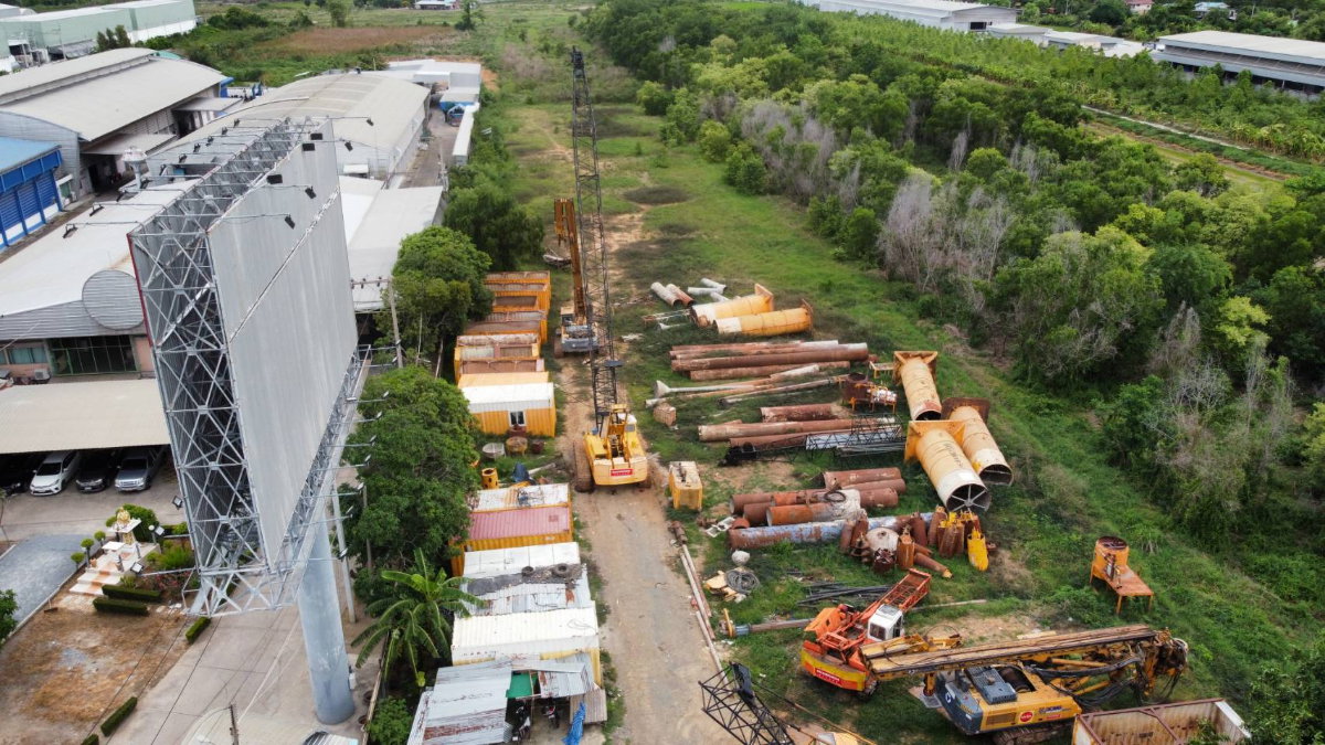 รูป 📢📢ให้เช่าที่ดินเปล่า ริมถนนบางบัวทอง-สุพรรณบุรี พื้นที่ 11 ไร่ 3 งาน 79 ตรว. 📍ต.ระหาร อ.บางบัวทอง จ.นนทบุรี - รูปที่ 4/14