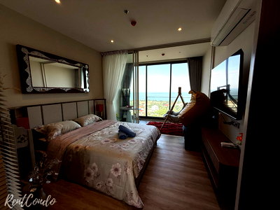 เช่าคอนโด หัวหิน มาร์เก็ต วิลเลจ  : 1 ห้องนอน 28 ตารางเมตร วิวทะเล ให้เช่าคอนโดเวหาหัวหิน