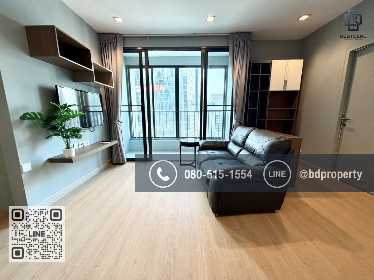 รูป Bestdeal ให้เช่า ขนาด 2 ห้องนอน 45 sqm.เฟอร์นิเจอร์และเครื่องใช้ไฟฟ้าครบ  23,000 บาท/เดือน “IDEO MOBI RAMA 9” ใกล้MRTและเซ็นทรัลพระราม 9  - รูปที่ 15/18