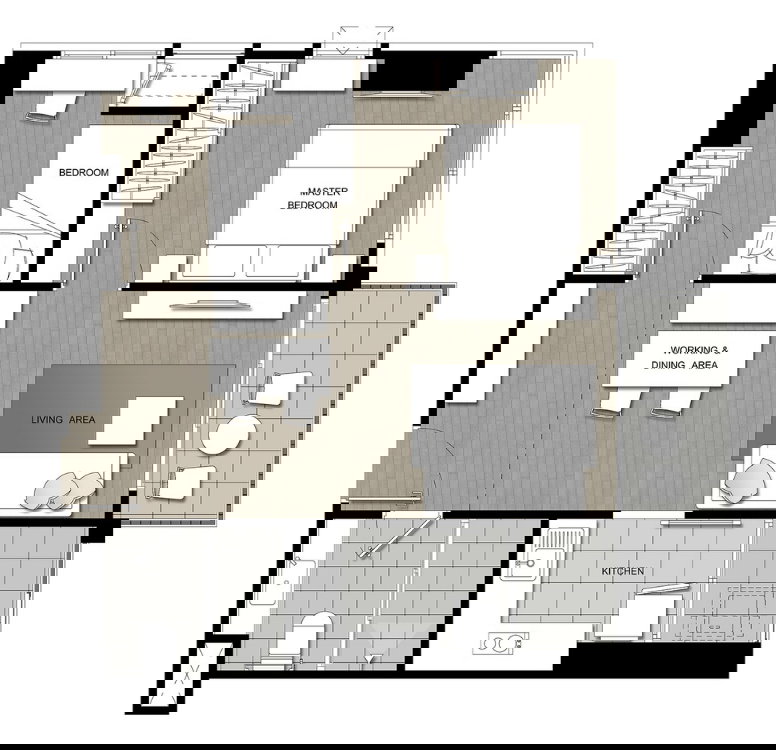 รูป 🤝🏻RB23817 ให้เช่าถูกมาก👍ยู ดีไลท์ เรสซิเด้นซ์ ริเวอร์ฟร้อนท์ พระราม 3✅แอดไลน์ @mproperty( มี @ ด้วย) แอดมินตอบไว - รูปที่ 6/8