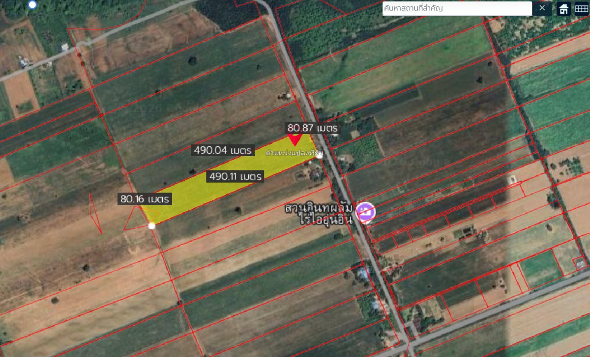 รูป ขายที่ดิน แก่งคอย กว้าง 36 เมตร ลึก 480 เมตร ติดถนน8 เมตร ตลอดแนวโฉนด   ติดถนนลาดยาง-ประปา-ไฟฟ้า  เฉลี่ยไร่ละ 400,000บาท ทำแบ่งขายได้ - รูปที่ 2/6