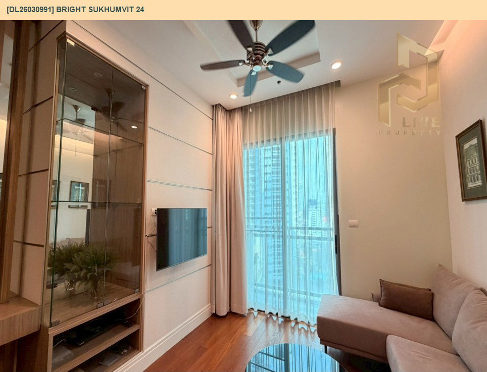รูป DL26030991 ให้เช่าคอนโด ไบร์ท สุขุมวิท 24 (Bright Sukhumvit 24) ใกล้ BTS พร้อมพงษ์ พร้อมเข้าอยู่ โทรด่วน 0653619502 LineID @897iyzll - รูปที่ 11/19