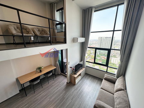 ให้เช่าคอนโด Ideo Ramkhamhaeng - Lamsali Station ห้องใหม่เอี่ยมไม่เคยปล่อยเช่ามาก่อน!