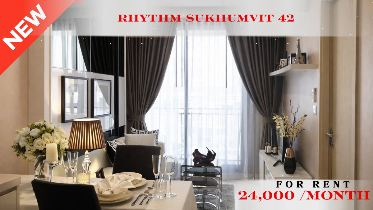 รูป 🍀🍀 Cozy room🍀 ให้เช่า📌 ริทึ่ม สุขุมวิท 42(Line: @rent2022)BTS เอกมัยพร้อมเข้าอยู่ 🔖A10768 - รูปที่ 1/11