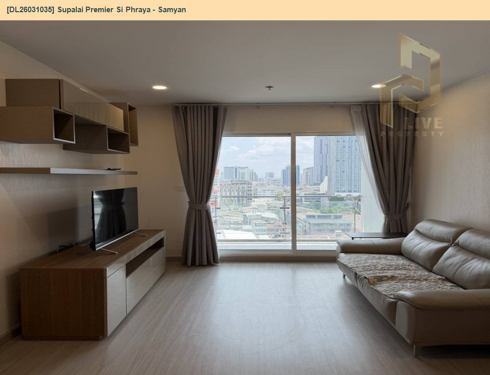 รูป DL26031035 ให้เช่าคอนโด ศุภาลัย พรีเมียร์ สี่พระยา - สามย่าน (Supalai Premier Si Phraya - Samyan) ใกล้ MRT สามย่าน พร้อมเข้าอยู่ โทรด่วน 0653619502 LineID @897iyzll - รูปที่ 10/10