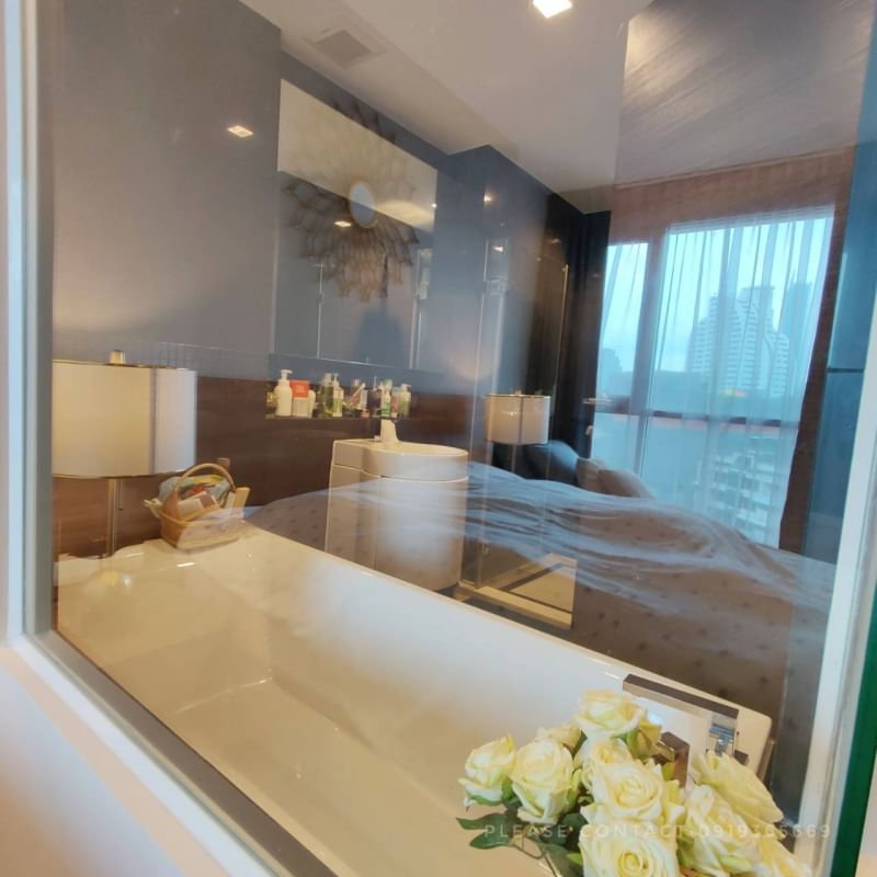 รูป 🌇Rhythm Sathorn 21 for Rent    ( ให้เช่า คอนโด ริธึ่มสาทร )  1b 1b 45 sqm  "BTS: Taksin 250 m. " - รูปที่ 5/9