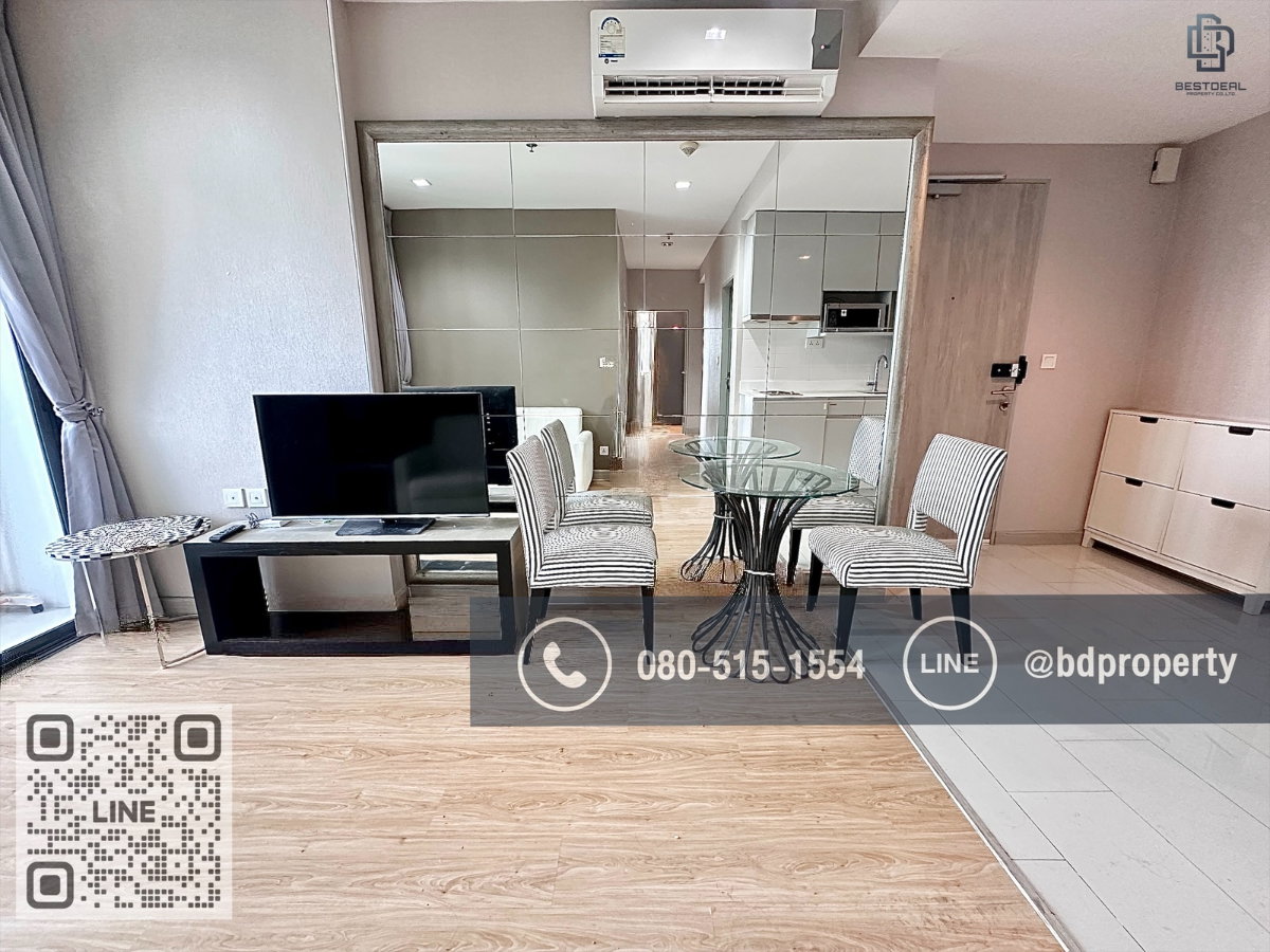 รูป Bestdeal ให้เช่า ขนาด 2 ห้องนอน 55 sqm.เฟอร์นิเจอร์และเครื่องใช้ไฟฟ้าครบพร้อมเข้าอยู่ 25,000 บาท/เดือน “IDEO MOBI RAMA 9” ใกล้MRTและเซ็นทรัลพระราม 9  - รูปที่ 2/16