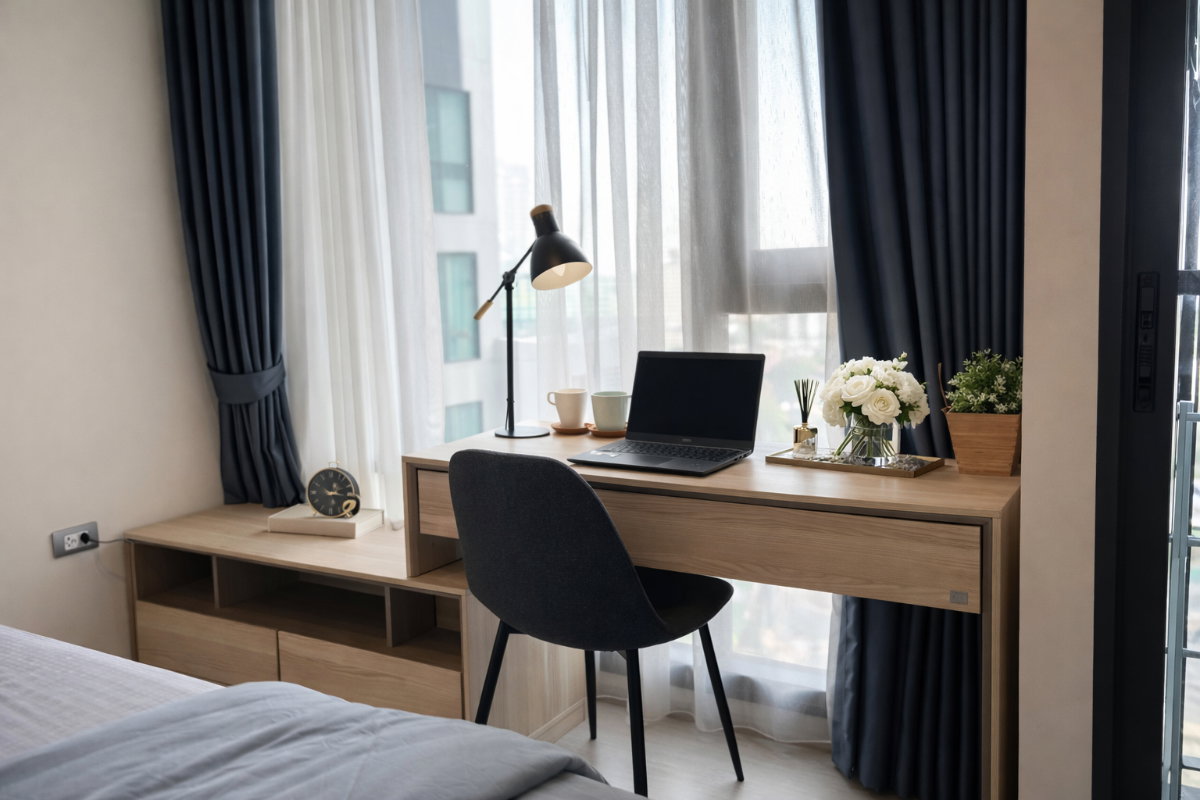 รูป 🍀🍀 Modern Room💙 ให้เช่า📌 ริทึ่ม สุขุมวิท 36-38 (Line: @rent2022) BTS ทองหล่อ ห้องสวย พร้อมเข้าอยู่ ราคาดี!!🔖A04010 - รูปที่ 10/12