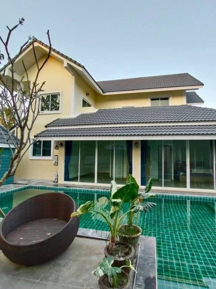 รูป ปล่อยเช่าพูลวิลล่าขนาดใหญ่พร้อมเฟอร์ฯ โซนอำเภอเมือง 14 ห้องนอน 15 ห้องน้ำ ใกล้นิมมาน ( อยู่ในหมู่บ้านเชียงใหม่เลคแลนด์ ) - รูปที่ 4/10