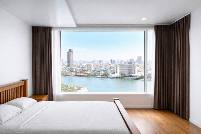 รูป ใกล้ไอคอนสยาม 1.85กม. BTS กรุงธนบุรี 950 คอนโดหรูให้เช่า Penthouse 170ตรม. เจริญนคร 3นอน 3 น้ำ เหมาะอยู่อาศัยระดับพรีเมียม ใกล้สะพานตากสิน - รูปที่ 3/8