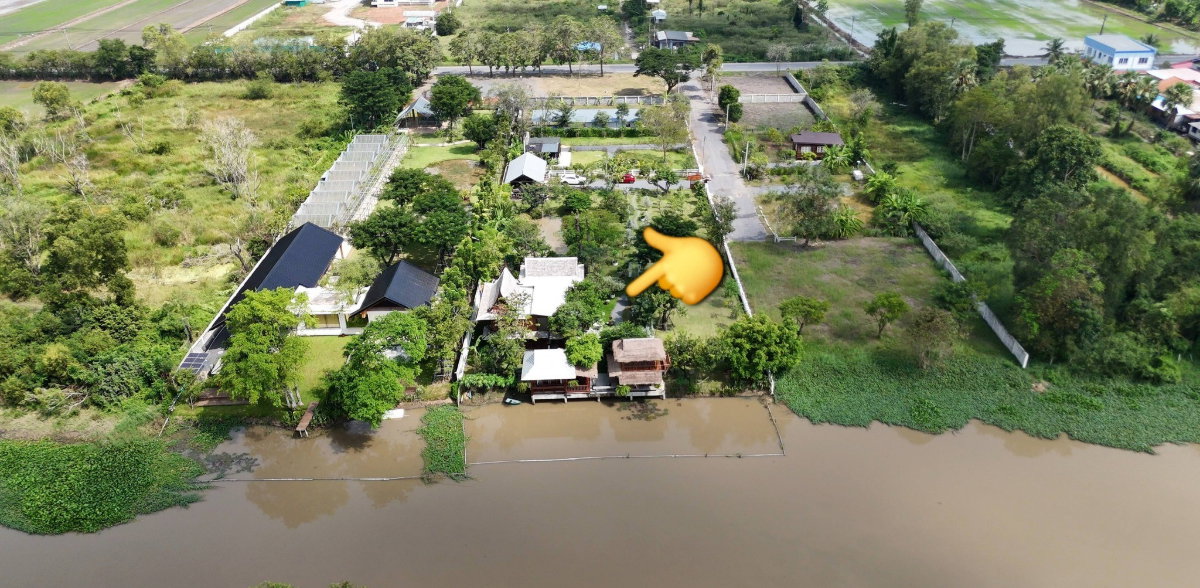 รูป วิลล่าริมน้ำสไตล์ไทยประยุกต์ – ใกล้ มศว. องครักษ์ รังสิต ใหญ่มากกว่า 600 กว่าตารางวา  - รูปที่ 7/59