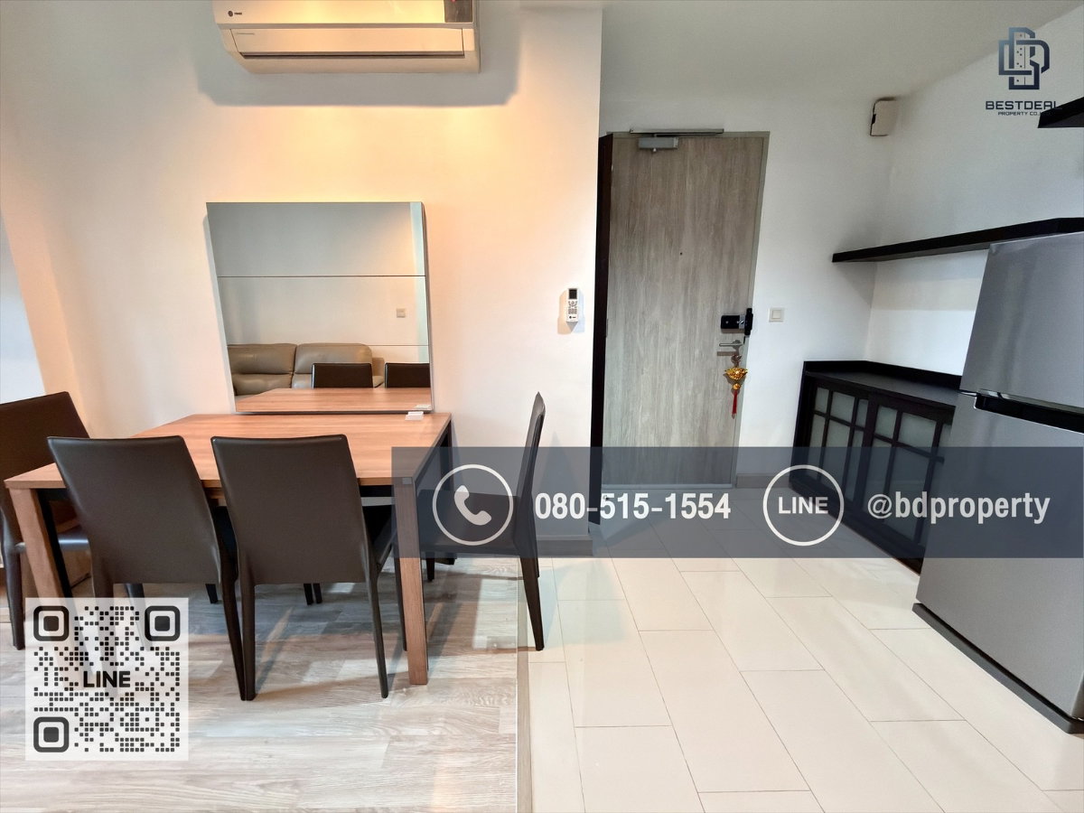 รูป Bestdeal ให้เช่า ขนาด 2 ห้องนอน 55 sqm.เฟอร์นิเจอร์และเครื่องใช้ไฟฟ้าครบ  26,000 บาท/เดือน “IDEO MOBI RAMA 9” ใกล้MRTและเซ็นทรัลพระราม 9  - รูปที่ 10/16