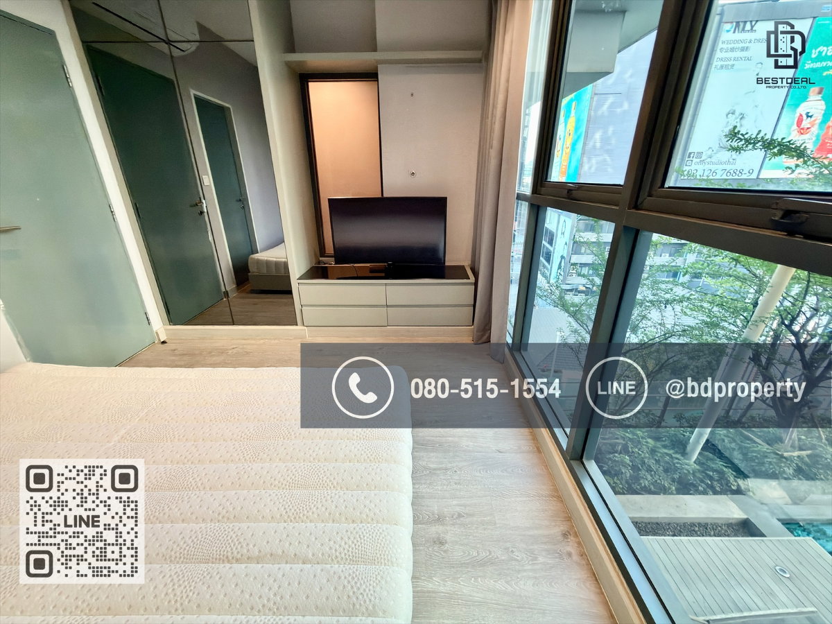 รูป Bestdeal ให้ด่วน!!! Duplex 1 Bed ราคา 24,000 บาท/เดือน  เฟอร์นิเจอร์และเครื่องใช้ไฟฟ้าครบ ใกล้MRTและเซ็นทรัลพระราม 9 เพียง 80 ม. - รูปที่ 8/15