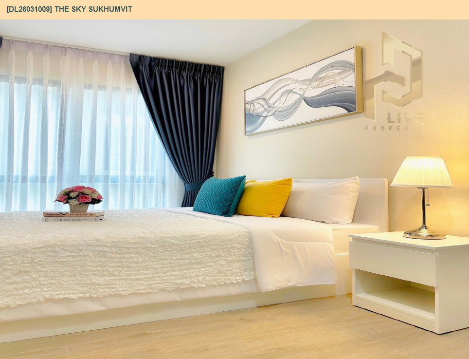 รูป DL26031009 ให้เช่าคอนโด เดอะ สกาย สุขุมวิท (The Sky Sukhumvit) ใกล้ BTS อุดมสุข พร้อมเข้าอยู่ โทรด่วน 0842740999 LineID @523dslwi - รูปที่ 4/5