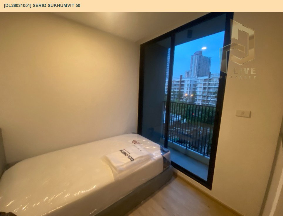 รูป DL26031051 ให้เช่าคอนโด เซอริโอ้ สุขุมวิท 50 (Serio Sukhumvit 50 ) ใกล้ BTS อ่อนนุช พร้อมเข้าอยู่ โทรด่วน 0842740999 LineID @523dslwi - รูปที่ 4/9