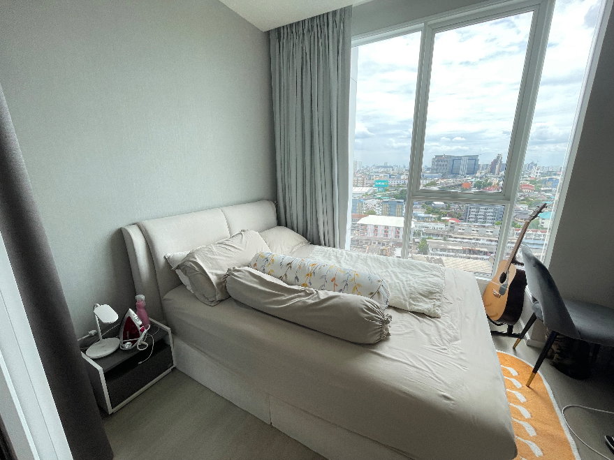 รูป 🚩ขายคอนโดพร้อมเฟอร์+เครื่องใช้ไฟฟ้า 🚩เดอ ลาพีส จรัญ 81 ห้อง 1 bed  ชั้นสูง 🎉 ฟรีโอน 🎉 - รูปที่ 4/15