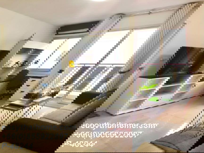 รูป P-48244 ให้เช่าคอนโดใจกลางสยาม วิวสวนจิมทอมป์สัน ใกล้ BTS สนามกีฬาแห่งชาติ เพียง 400 เมตร ห้องใหญ่ เฟอร์ครบ | Condo One Siam |Line Id: @easythaihome - รูปที่ 11/12