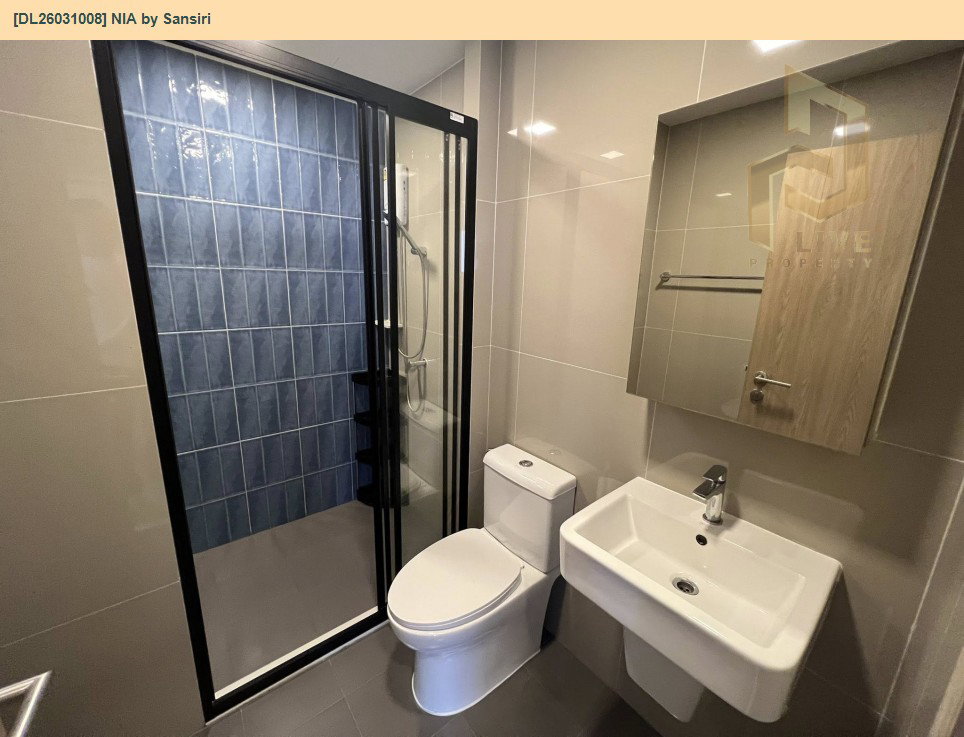 รูป DL26031008 ให้เช่าคอนโด เนีย บาย แสนสิริ (NIA by Sansiri) ใกล้ BTS พระโขนง พร้อมเข้าอยู่ โทรด่วน 0653619502 LineID @897iyzll - รูปที่ 6/6