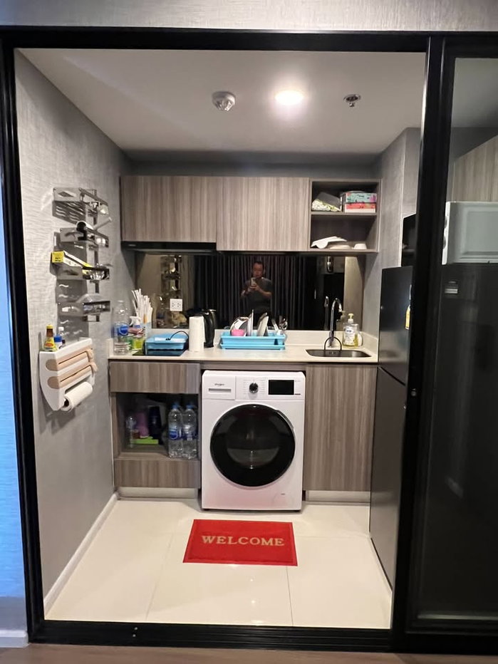 รูป 🎉 2 ห้องนอน 2 ห้องน้ำ! The Origin พหลฯ-สะพานใหม่ ✨ ชั้น 8 ห้องกว้าง 44 ตร.ม. ✨ เครื่องซักผ้า+TV 2 เครื่อง ครบชุด 20,000.- 🚆💎 - รูปที่ 12/14