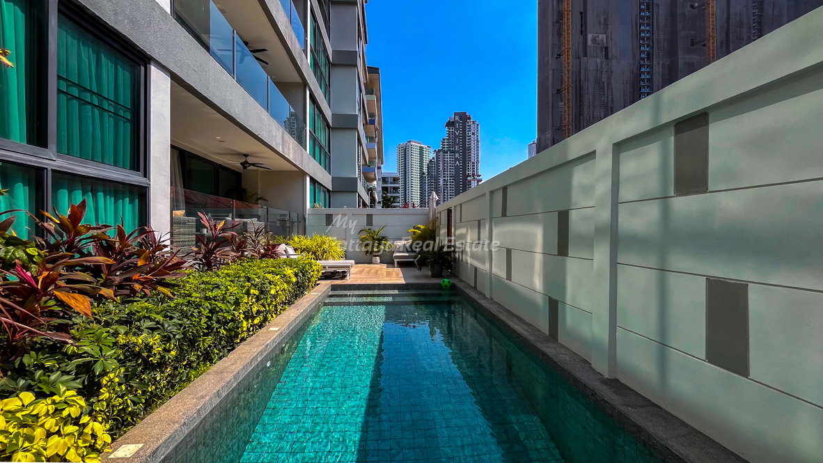 รูป 🛏️ 2 ห้องนอน - 🛁 2 ห้องน้ำ - 🏙️ Pool View - 🇹🇭 ชื่อบริษัท - 🏢 Serenity Residence Jomtien - รหัส: SEREJ08 - รูปที่ 9/32