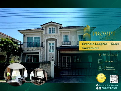 Houses for rent : GH01265 - Grandio Ladprao – Kaset Nawamintr : CentralEastVille