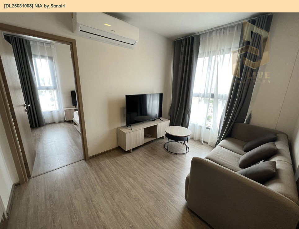 รูป DL26031008 ให้เช่าคอนโด เนีย บาย แสนสิริ (NIA by Sansiri) ใกล้ BTS พระโขนง พร้อมเข้าอยู่ โทรด่วน 0653619502 LineID @897iyzll - รูปที่ 2/6
