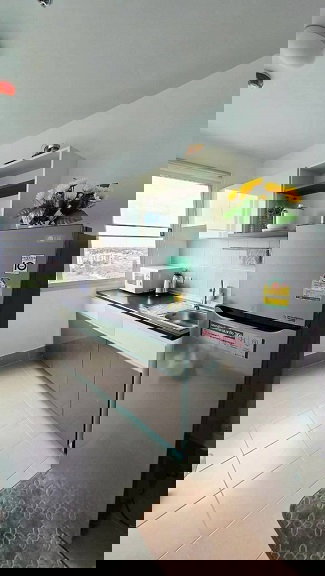 รูป ห้องใหญ่มาก คอนโด ศุภาลัย วิสต้า ห้าแยกปากเกร็ด แบบ 1 ห้องนอน 46 ตรม. ชั้น 12A เพียง 9,500 บาท - รูปที่ 4/5