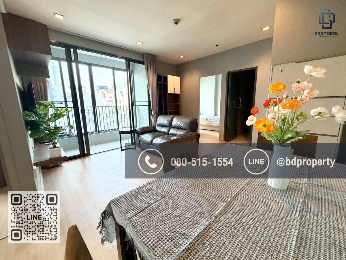 รูป Bestdeal ให้เช่า ขนาด 2 ห้องนอน 45 sqm.เฟอร์นิเจอร์และเครื่องใช้ไฟฟ้าครบ  23,000 บาท/เดือน “IDEO MOBI RAMA 9” ใกล้MRTและเซ็นทรัลพระราม 9  - รูปที่ 7/18