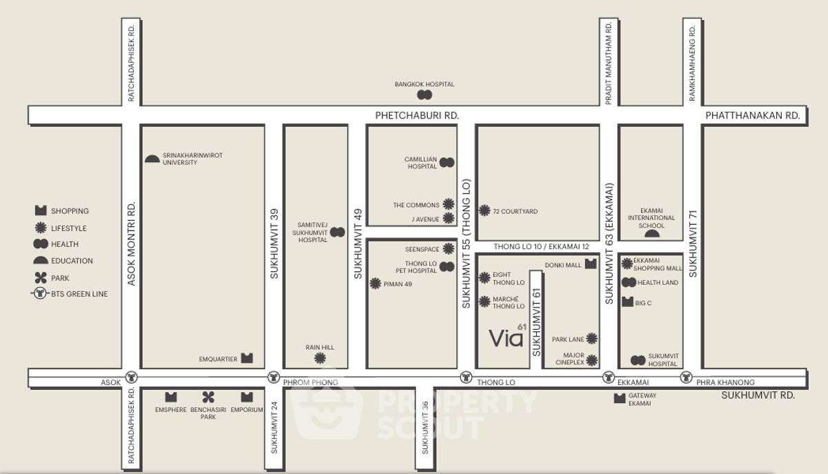 รูป คอนโด 1-ห้องนอน ที่ เวีย 61 ใกล้ BTS เอกมัย (ID 2737480) - รูปที่ 6/9