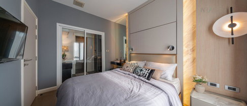 🚩 For rent condo THE CREST SUKHUMVIT 34 Building 1, Floor 9,1 bed room, Room size 35 sqm