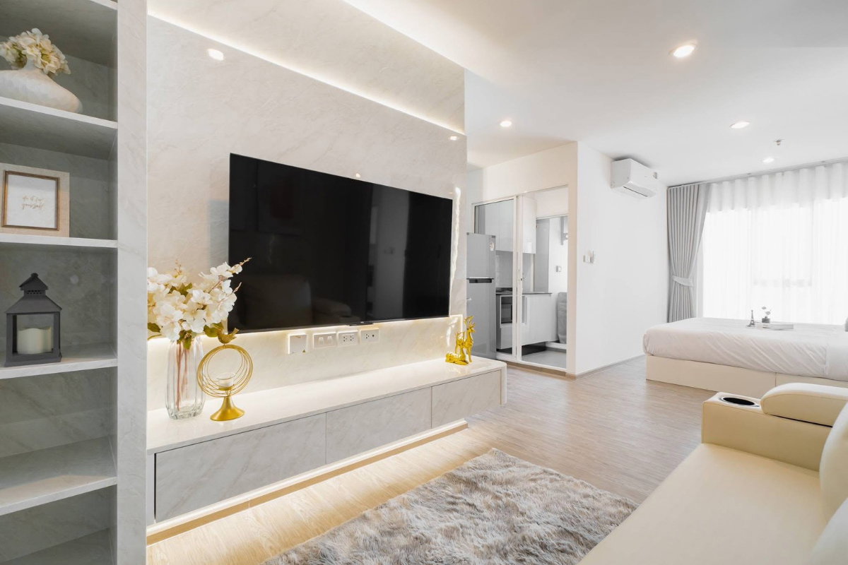 รูป ME2500862 ให้เช่าคอนโด Regent Home บางนา ชั้นสูง วิวโค้งแม่น้ำ ติดถนนสรรพาวุธ ใกล้ BTS บางนา - รูปที่ 2/7