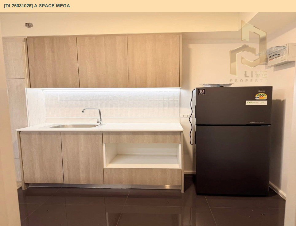 รูป DL26031026 ให้เช่าคอนโด เอ สเปซ เมกา (A space mega) ใกล้ - พร้อมเข้าอยู่ โทรด่วน 0800343450 LineID @655ebbvc - รูปที่ 2/5