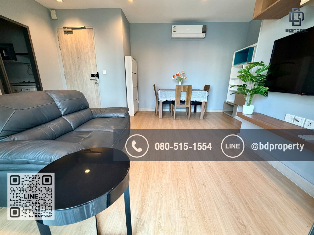 รูป Bestdeal ให้เช่า ขนาด 2 ห้องนอน 45 sqm.เฟอร์นิเจอร์และเครื่องใช้ไฟฟ้าครบ  23,000 บาท/เดือน “IDEO MOBI RAMA 9” ใกล้MRTและเซ็นทรัลพระราม 9  - รูปที่ 4/18
